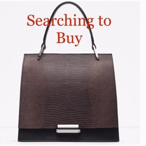 ISO "ZARA Mini Embossed City Bag"